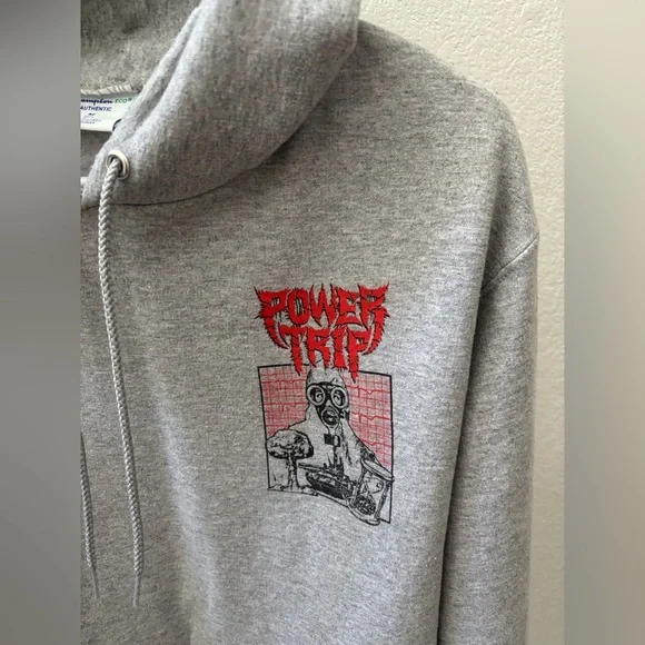 Power Trip hoodie, men’s size M - Picture 4 of 5